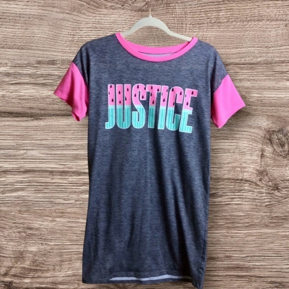 Justice Gray watermelon nightgown XL 14–16